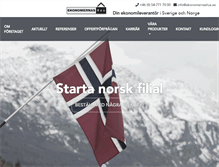 Tablet Screenshot of ekonomernashus.se